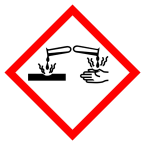 GHS05 — causes serious eye damage