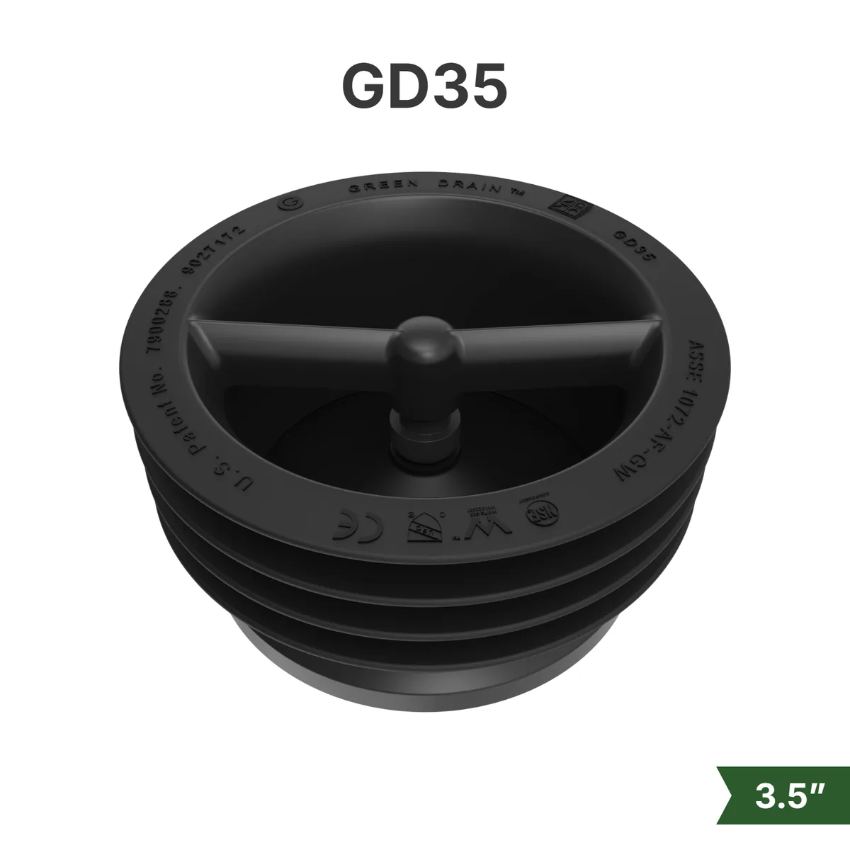 Green Drain 3.5&Prime;